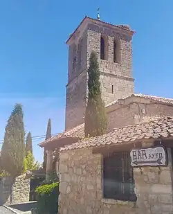 Church of Saint Eulalia of Mérida in Valdeprados (Segovia, Spain).