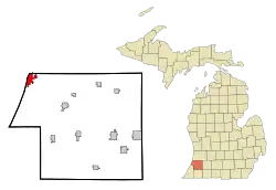 Location in Van Buren County & Allegan County in the state of Michigan