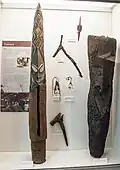 Display of ni-Vanuatu objects in Otago Museum