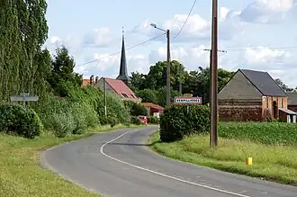 The road into Verpillières