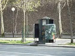 Vespasienne Arago, the only surviving Parisian pissoir.