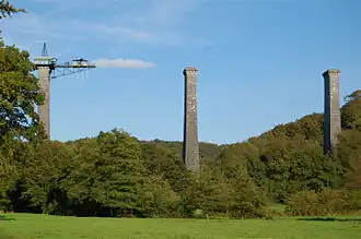 Souleuvre viaduct under construction