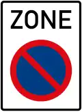 Restricted parking zone