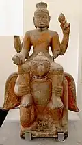 Vishnu on Garuda, Champa art, Vietnam