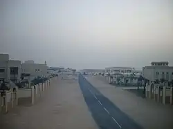 View from Education City Community Housing bridge