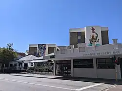 View of TAFE buildings across William Street