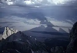 View from the summit looking east