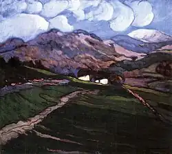 View of Nagybánya with the River Gutin (ca. 1906–08)