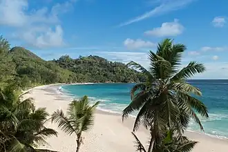 View point Anse Intendance beach Mahe Seychelles