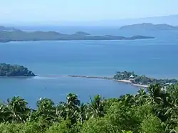 View of San Dionisio from east from Mount Opao on Sicogon island