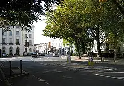 View towards Montpellier from the promenade