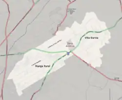 Street map of Villa García–Manga Rural