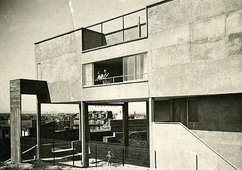 Villa Zilveli in 1933, the year of its construction.