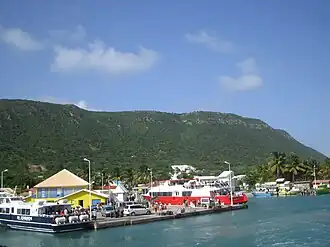 The village of Beauséjour in the commune of La Désirade