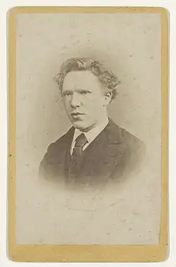Photograph of Vincent van Gogh, age 19, c. 1873
