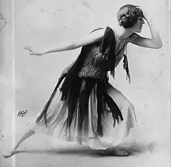 During the 1920s, women aimed to hide their curves, bobbed their hair and wore bold makeup.[174] The feminine ideal was no longer "frail and sickly" like in the Victorian era, so women danced and did sports.[175]