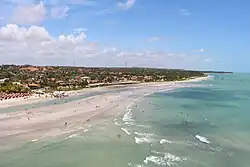 Aerial view of Paripueira