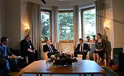 Negotiations between Russian President Vladimir Putin and Finnish President Sauli Niinistö took place in Kultaranta 2016