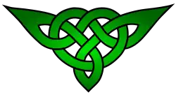 Slightly modified version of quasi-Celtic knot