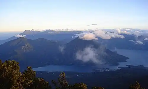 Volcanoes near Lake Atitlán