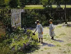 Children in the garden, National Museum in Warsaw