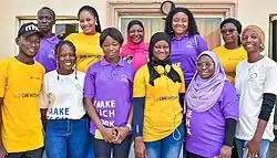 A picture of W.TEC Make Her Space Team Kwara during their Graduation Ceremony at Ilorin Kwara State.