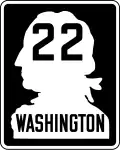 Primary State Highway 22 marker