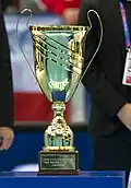 Trophy for the winner of the 2018 World Championship