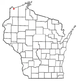 Location of Parkland, Wisconsin