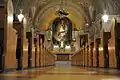 Interior view of Notre-Dame-de-Bon-Secours Chapel, Montreal, Quebec