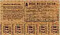 A mileage ration book issued by the OPA.