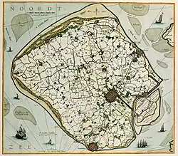 1681 map of Walcheren