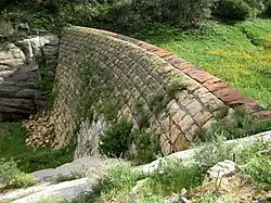 The Walnut Canyon Dam is located Southeast of Flagstaff.