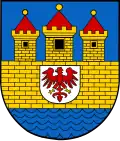 coat of arms of the city of Strasburg (Uckermark)