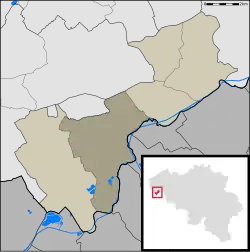 municipality of Warneton within Waloon Hainault
