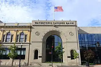 Watertown Savings Bank Building, Watertown, Massachusetts, 1921.