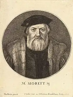 Mr. Morett, 1647, by Wenceslas Hollar
