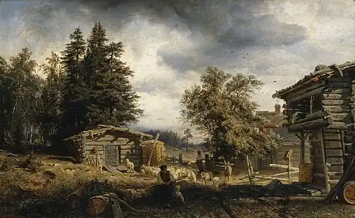 Cottage in Kuru, 1859