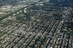 Aerial view of West Ridge