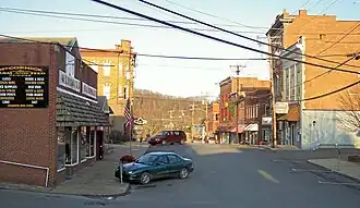 Main Street in West Union in 2006