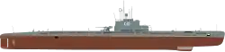 Entering production in 1950, the Soviet Project 613 patrol submarines were heavily influenced by the Type XXI. The deck gun and anti-aircraft autocannon turret were absent on later versions. Although heavily streamlined, like the Type XXI its design made concessions to surfaced operation such as the sharp knife-like bow and stern.