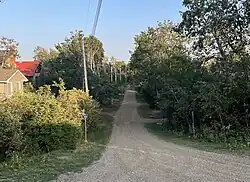 Lakeview Ave and 2nd Street in White Sands