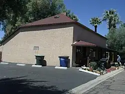 Orosco and Kerkes House built in 1869. The house was owned by Fernando Orosco, a Hispanic pioneer. From 1922 until 1942 it was the home of Mr. & Mrs. Mike Kerkes.