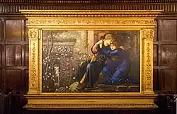 Oil painting displayed at Wightwick Manor