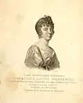 Wilhelmina of Prussia by Willem van Senus. Published by E Maaskamp in 1816