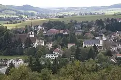 churches and village center