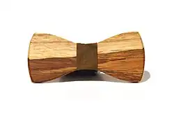 Wooden bow tie, made in Canada and U.S