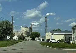 Woodland pulp mill