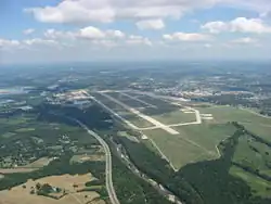 Most of Wright-Patterson Air Force Base is located in Bath Township.