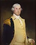Wright-Trumbull Portrait of George Washington (1784; additions by John Trumbull, 1786), Massachusetts Historical Society, Boston